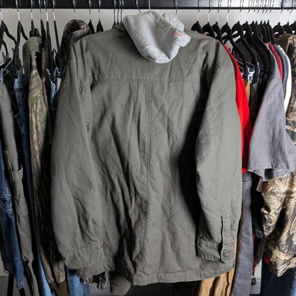 Dickies hooded insulated canvas work jacket - Picture 3 of 3